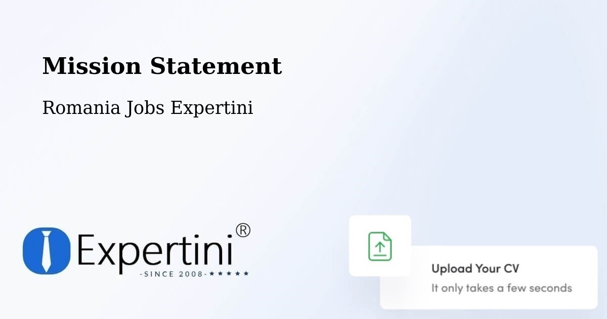 Corporate Mission – Cizer - Romania Jobs Expertini